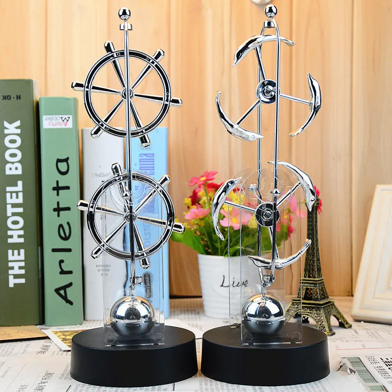 

High-end two-wheeled permanent magnets Large electric magnetic double-turning swing home decoration