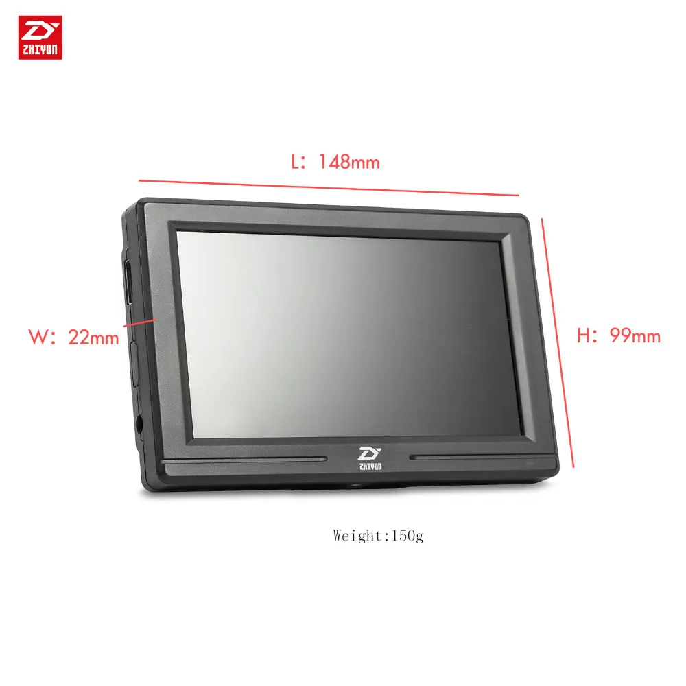 

Zhiyun 5.5" camera Monitor Viewfinder HDMI for zhiyun Crane 2 3 V2 M weebill lab Handheld Camera Gimbal Stabilizer display