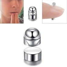 1 шт. сильный магнит магнитный Набор шпилек для ушей Панк мужские не пирсинг серьги поддельные серьги подарок для бойфренда любовника ювелирные изделия