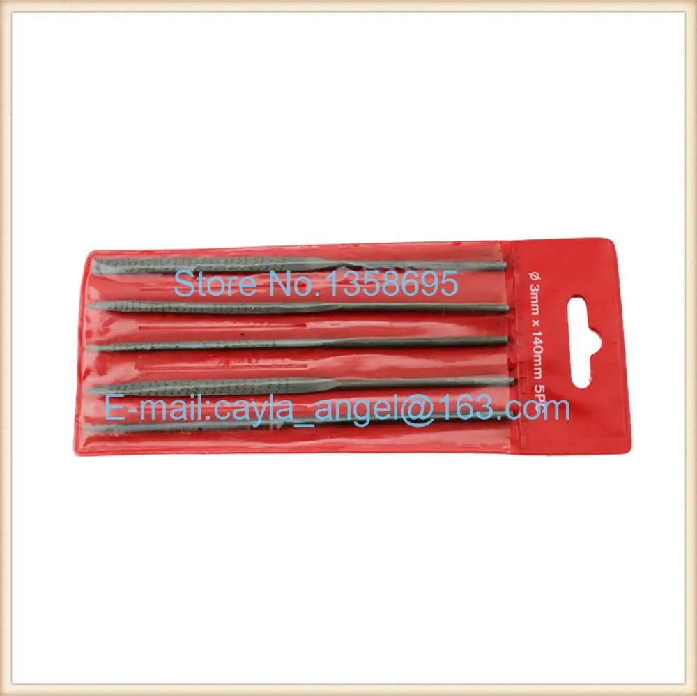 

Free Shipping 5pcs*140mm*3mm Wax Needle Files Set Jewelers Diamond Wood Carving Craft Tool Metal Glass Stone Engraving tool