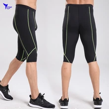 Новые мужские Компрессионные шорты для бега Под базовым слоем, спортивные колготки для фитнеса, эластичные дышащие леггинсы