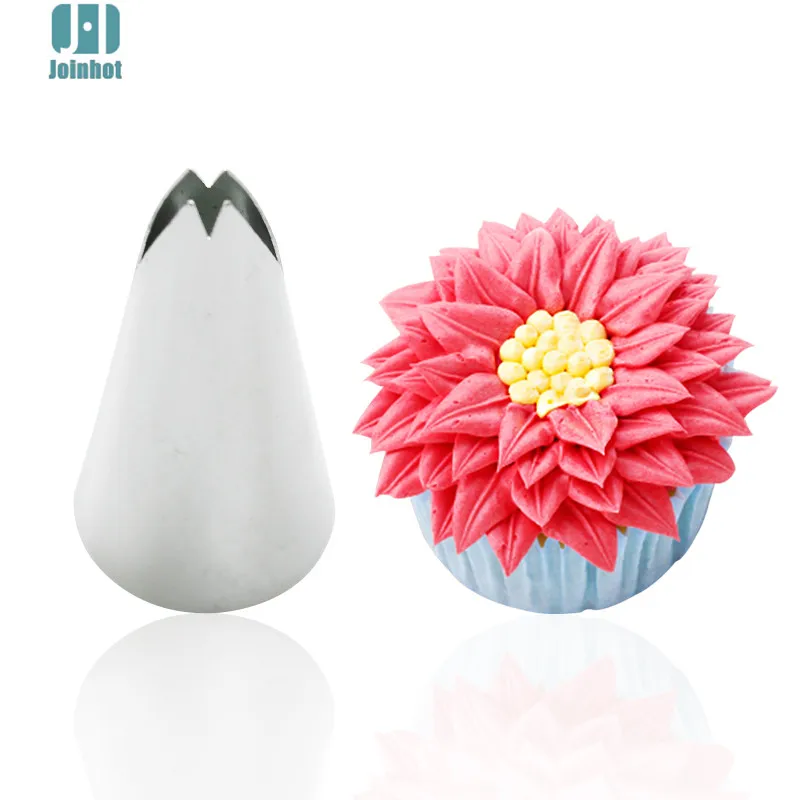 

DIY Home Stainless Steel Leaf Icing Piping Nozzles Sugar Craft Cake Decorating Tools Cram Cupcake Decoration