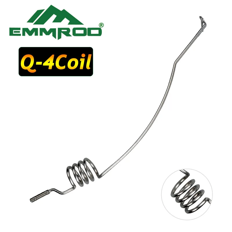 

Emmrod 4 Coil Fishing Spin Rod End Only Stainless Ocean Boat Fishing Rod Great for Casting or Spinning Fishing anywhere