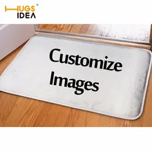 HUGSIDEA индивидуальные входная дверь коврики персонализированные фланель ковры Нескользящие водонепроницаемые Кухня Для ванной Спальня коврики