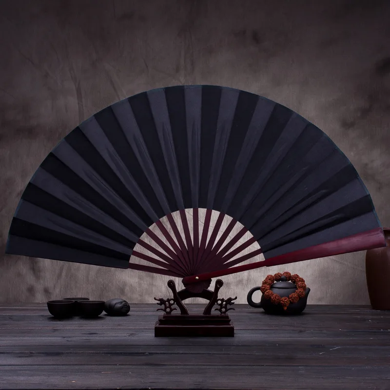 

Chinese Style Cloth Blank Folding Fan Antiquity Folding Fan Calligraphy Painting for Wedding Party Favor