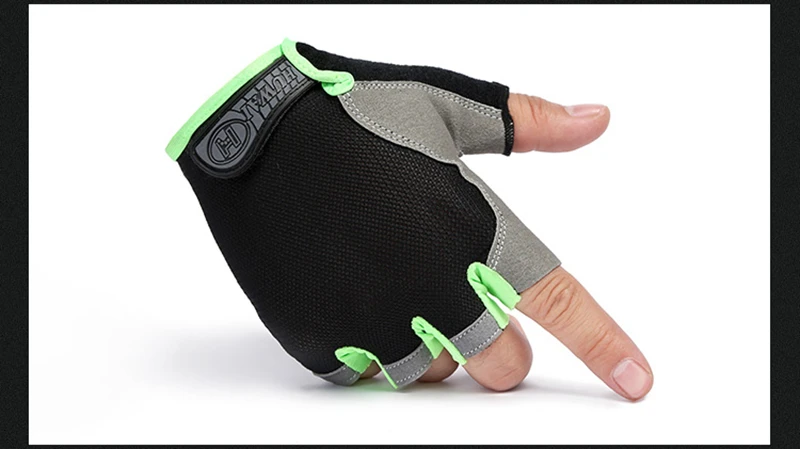 Summer menwomen fitness gloves gym weightlifting cycling yoga bodybuilding training thin breathable non-slip half finger gloves (28)
