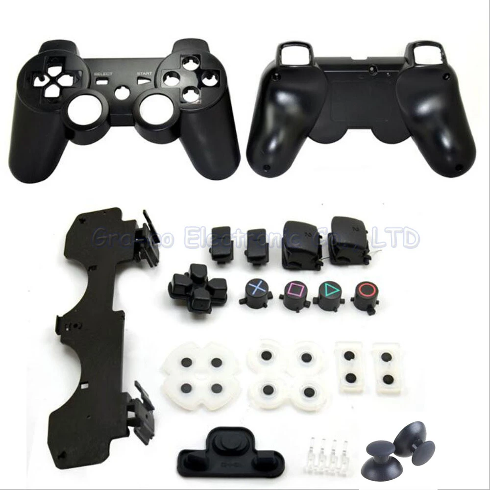 10set For PS3 gamepad Housing Cover Case with Full Button Accesories