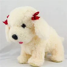 Год, рождественские игрушки для детей, подарок, электронный питомец, электрическая собака, BrinquedosWalking, лай, музыкальный интерактивный робот, собака