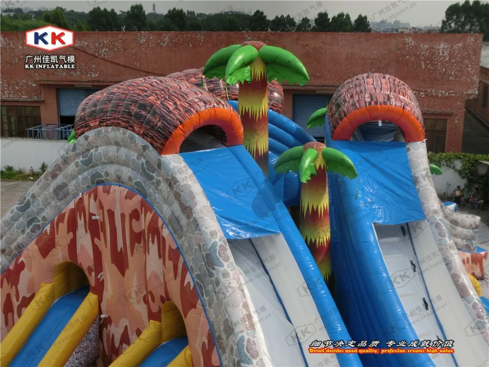 Слайд игрушки надувные водные джунгли слайд бассейн слайд для ребенка