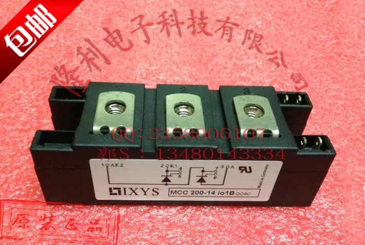 

Genuine IXYS MCC200-14/MCC200-16IO1/MCC200-181O1B/MCC200-16I01B