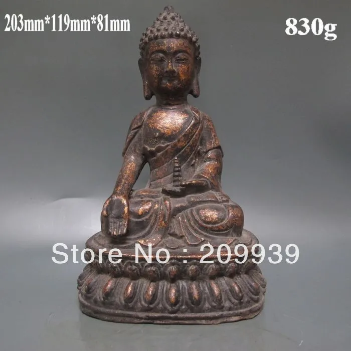 

00514 Chinese Bronze Statue - Buddha