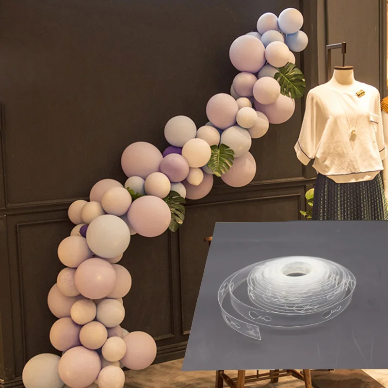 DIY латексные воздушные шары инструмент для моделирования пластиковая полоска для воздушных шаров 5 м шарик из тесьмы ручка инструмента День рождения Свадебные украшения поставки
