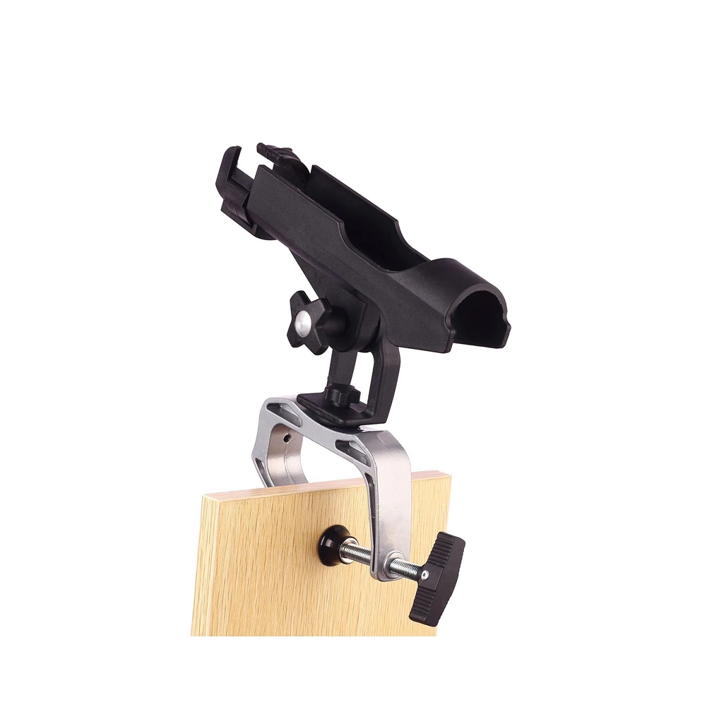 

With Clamp 360 Degree Stand Accessories Removable Parts Boat Supplies Base Practical Foldable Fishing Rod Bracket For Kayak Pole
