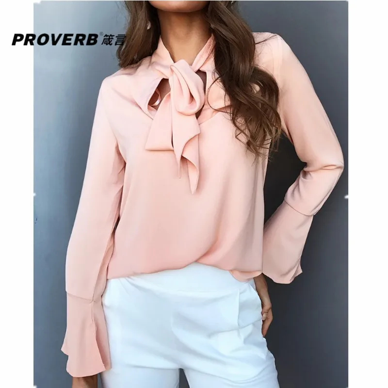 PROVERB Women's Going out Blouse Solid Colored V Neck Full Polyester