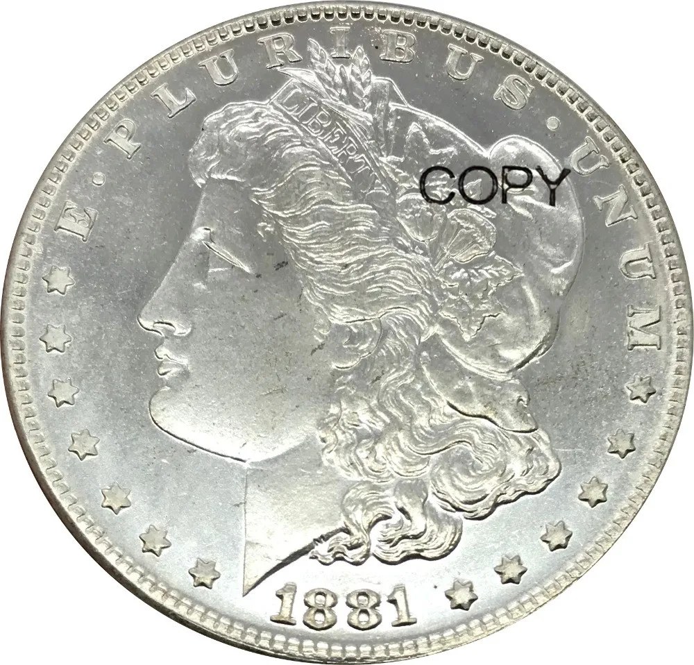 United States 1 One Dollar Dollar 1881 o Cupronickel Silver