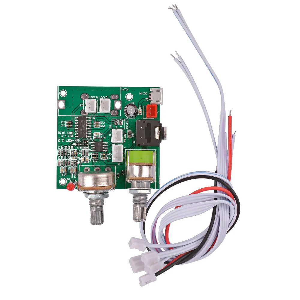 AIYIMA DC5V 20 Вт 2 1 Двухканальный аудио мини усилитель класса D 3D объемный стерео