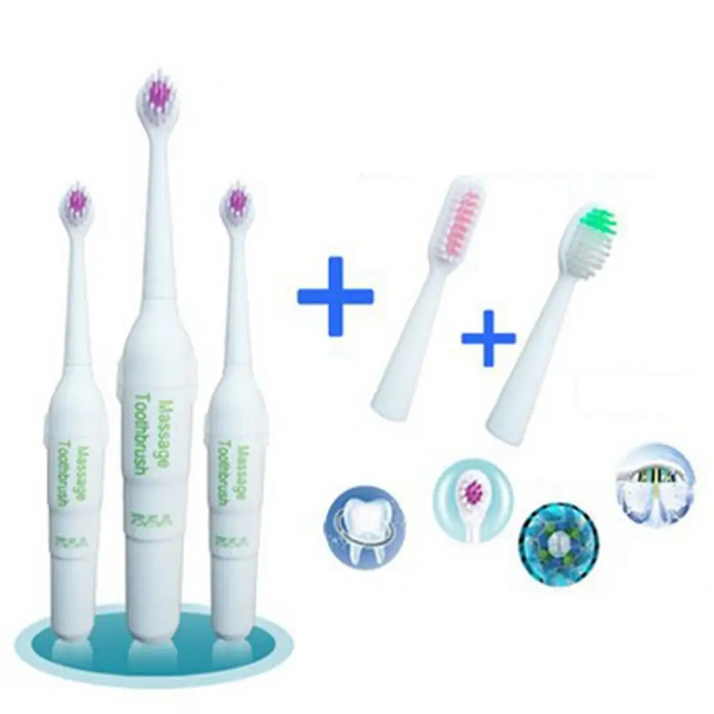 

Electric Toothbrush for Kids Rotation Non-slip Waterproof Electric Toothbrush With 2 Extra Brush Heads Oral Care Tooth Brush
