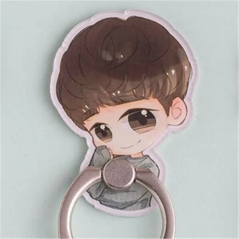 UVR lovely Fashion Boy girls 360 degrees Finger Ring all Mobile Phone Stand Holder anti-theft drop for iphone 6 samsung xiaomi