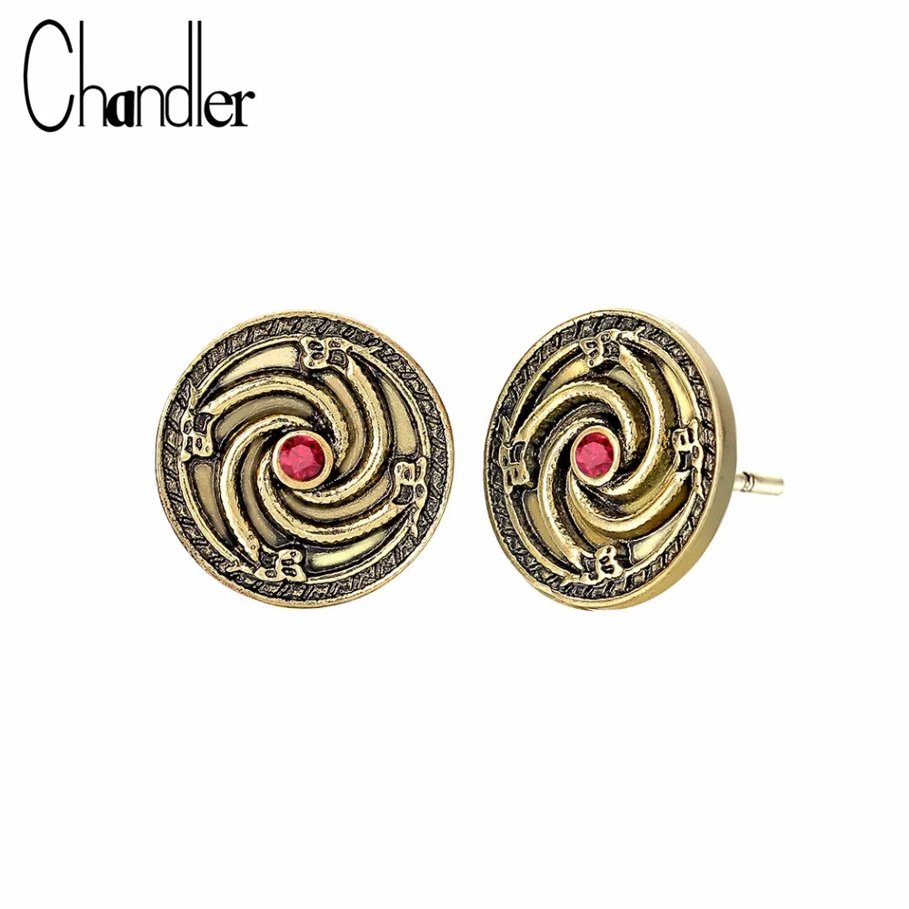 

Chandler Dragon Earring For Men Bronze Silver Color Talisman Viking Norse Amulet Pagon Stud Round Pink CZ Piercing Men Bronics
