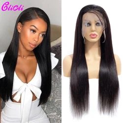 CLICLI Glueless Lace Front Human Hair Wigs Peruvian Hair 10-30inch Lace Front Wigs Straight For Black Women PrePlucked Lace wig CLICLI Glueless Lace Front Human Hair Wigs Peruvian Hair 10-30inch Lace Front Wigs Straight For Black Women PrePlucked Lace wig