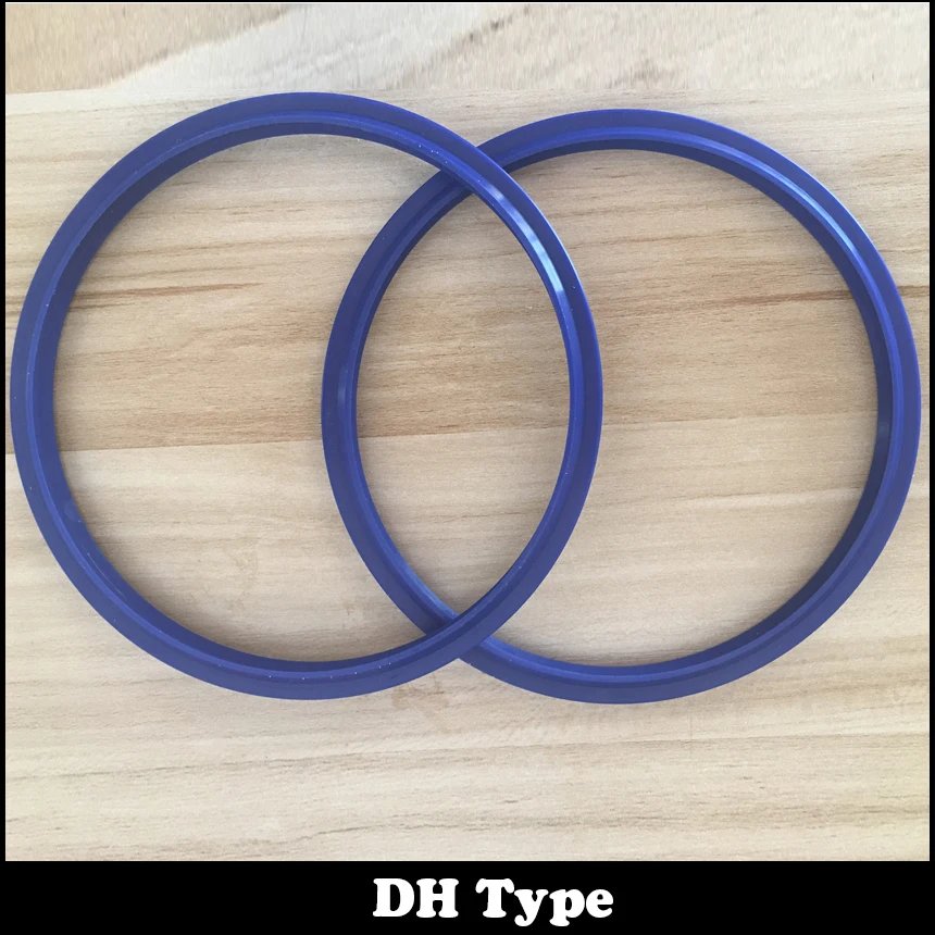 6pcs DHS 63*71 63x71 65*73 65x73 70*80 70x80 75x85 75x85 Blue Ring Gasket Scraper Wiper Dustproof Pneumatic Rod Piston Oil Seal