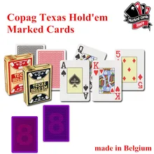 Copag Texas Hold'em Poker сделано в бельгийском пластиковом Copag маркированные карты красный и черный Texas Hold'em Copag маркировочные игральные карты