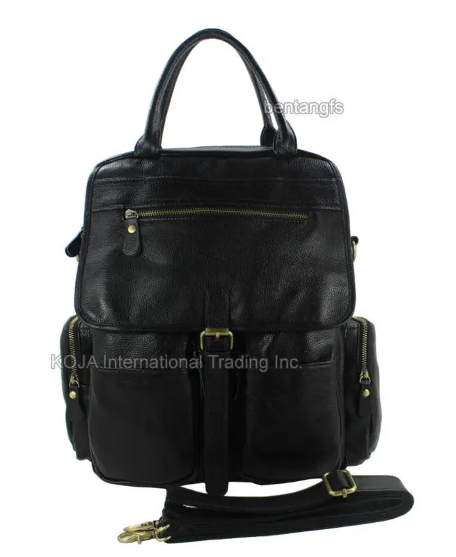 Модный корейский женский кожаный рюкзак из натуральной кожи, мужской школьный рюкзак, женский рюкзак для девочек, черный M075