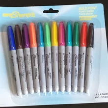 Гелевые ручки для татуировки для боди-арта, набор из 12 цветных ручек для татуировки