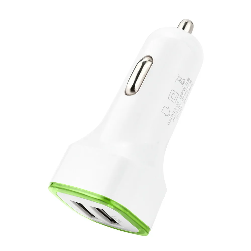 2019 новый топ продаж светодиодный двойной зарядное устройство USB 2 порта адаптер