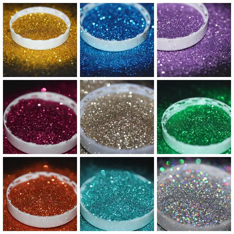 High Quality 008 Extra Fine Loose Nail Glitter - Solvent Resistant Mineral Glitter 500 grams