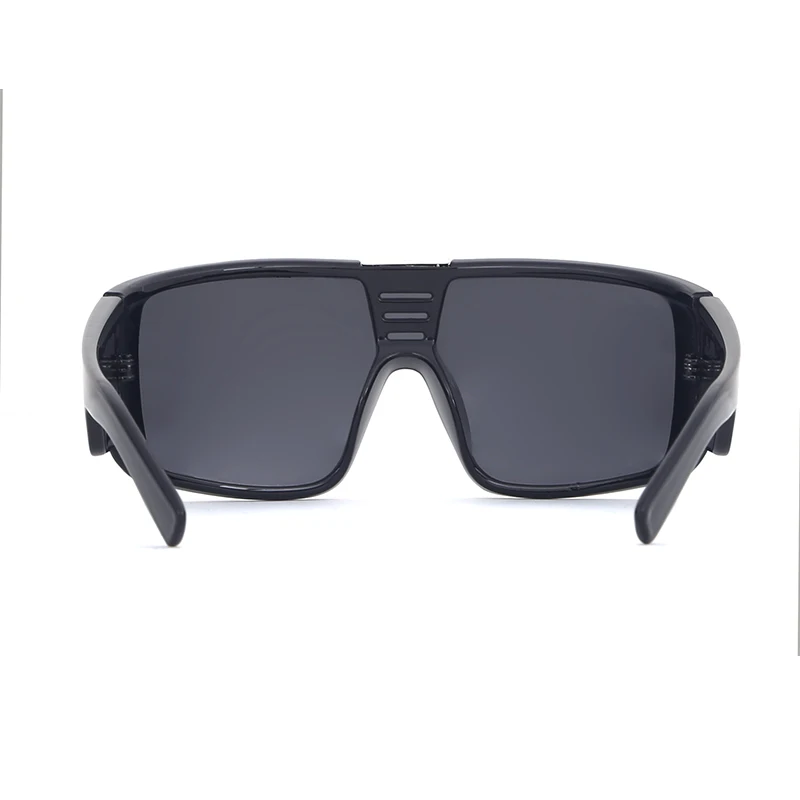 KDEAM негабаритный щит солнцезащитные очки мужские одиночные линзы стимпанк очки для серфинга очки с дизайнерской коробкой KD999 CE