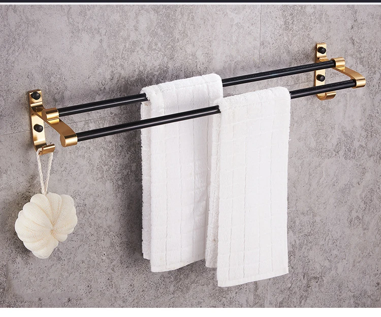 Черный и золотой набор аксессуаров для ванной, держатель для бумаги, вешалка для полотенец, крючки для халатов, держатели для туалетной щетки, полки, аксессуары для ванной комнаты