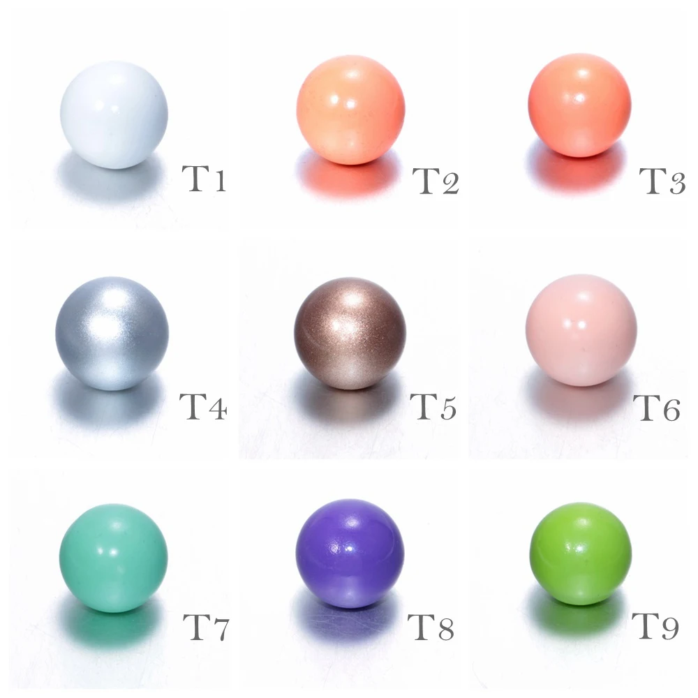 Angel Bola Eco-friendly Copper Sound Ball Multicolor 16mm Music Ball for Pendants P2 Maternity Necklace Jewelry Cousin Jewelry