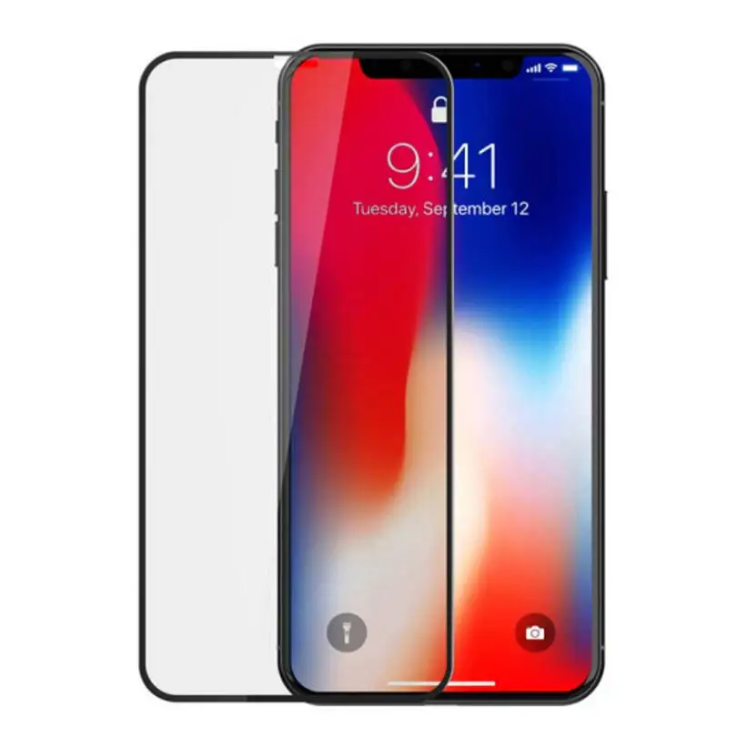 0,25 мм 3D 9 H ультратонкий изогнутая Защитная пленка для экрана для Apple IPhone X 10 Ten 5,8 закаленное стекло полное покрытие протектор экрана