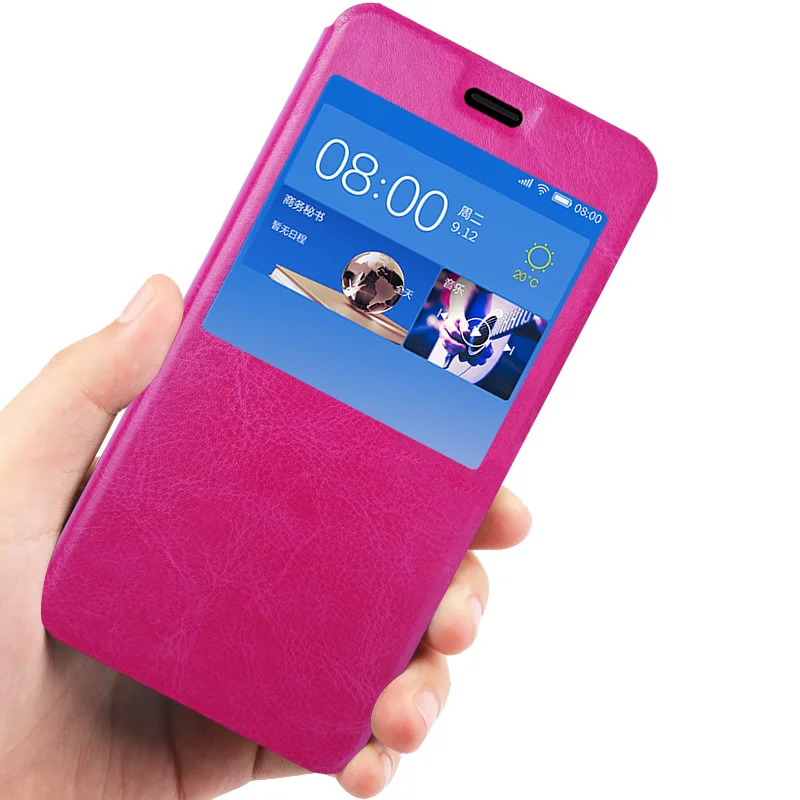 Чехол для Xiaomi Mi A2 чехол с откидной крышкой Lite из искусственной кожи окошком xiaomi