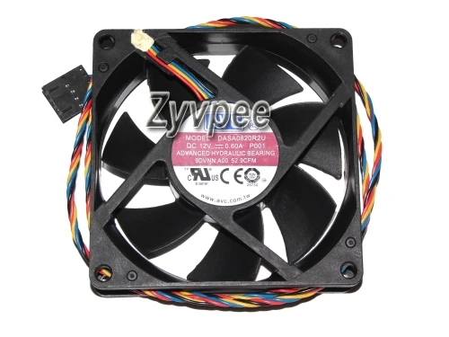AVC 8020 DASA0820R2U 12V 0.6A 9DVNN 4Wire Cooling Fan