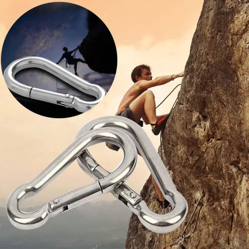 

Mountaineering Buckle Carabiner Key Chain Clip Lock Hook Camping 2017 Dropshipping