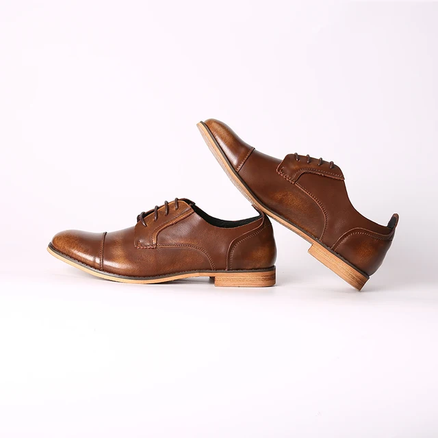 Luxury Brand Men Formal Shoes Dress Round Toe Luxury Brand Men Formal Shoes Dress Round Toe Business Clic Gentleman Leather Wedding