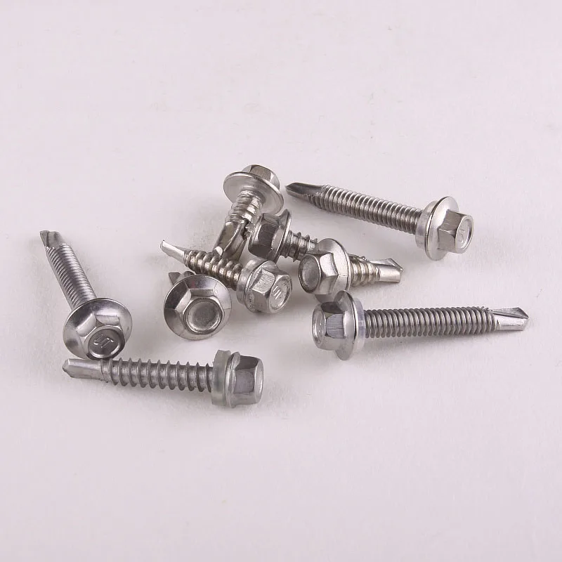 1PCS Stainless Steel Hex Self Tapping Hex Self Drilling Screw Self