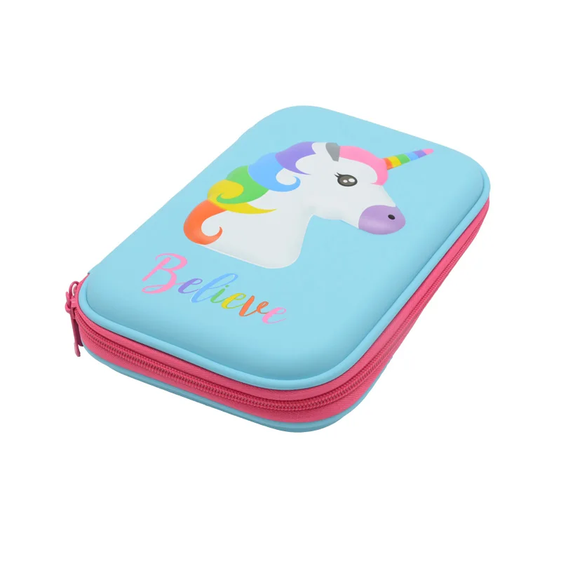 Чехол для карандаша Astucci School Estuche Kawaii Unicorn Канцтовары мультфильм Estuches Para Lapices EVA Big