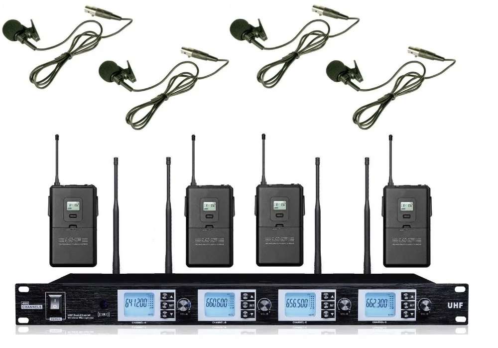 Professional wireless lapel microphones lavalier microphone for teacher in Microphones from