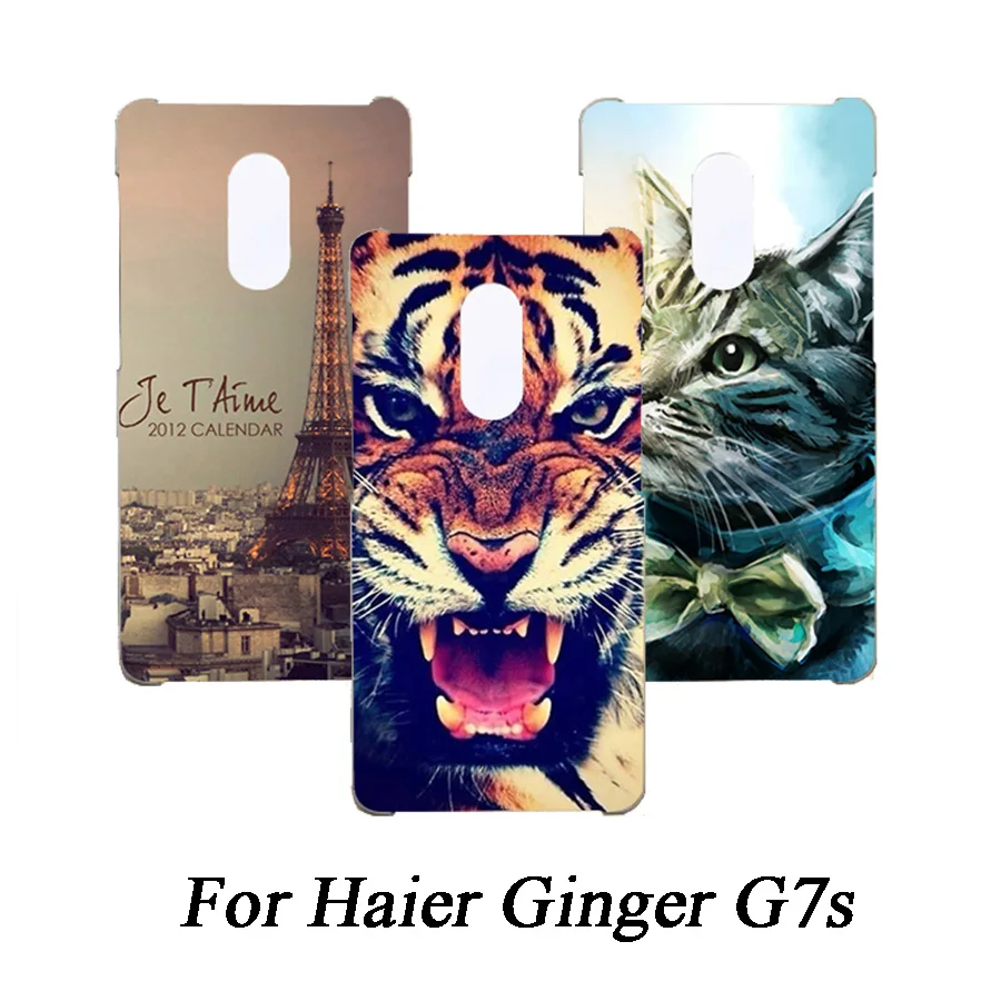 Чехол для телефона из мягкого ТПУ с рисунком чехол для Haier ginger G7s чехол s силиконовый принтом волка розового кота Эйфелева Fundas прозрачные шторы для Haier G7S чехол Крышка