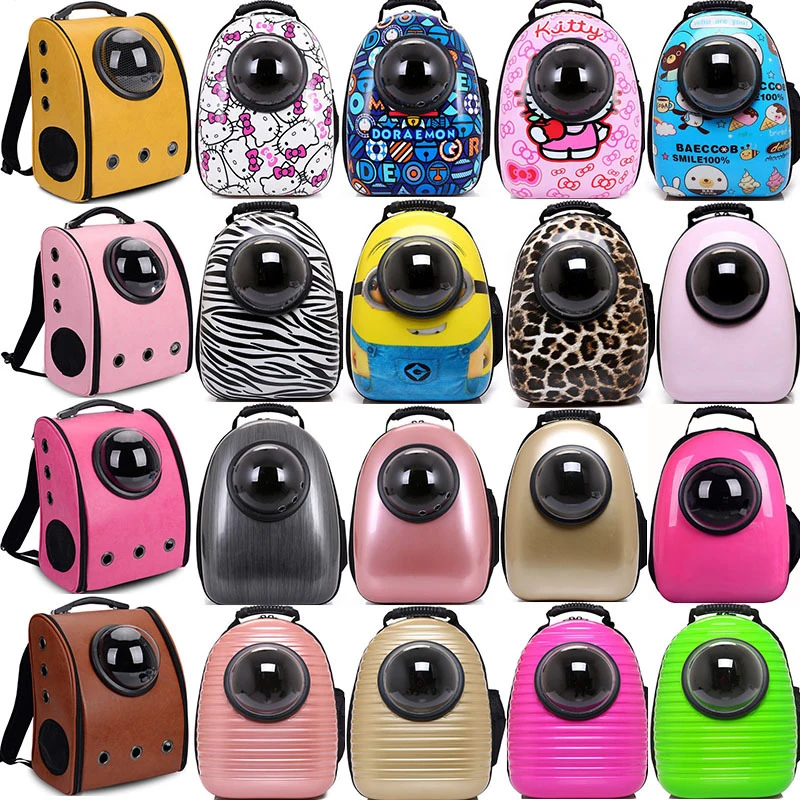 Fashion Pet Travel Carrier Space Capsule Shaped Breathable Pet Backpack