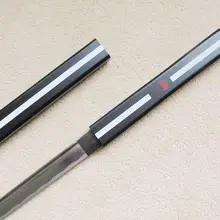 S2659 Аниме Наруто Саске Кусанаги резак травы меч HABUCHI лезвие черный 40,7"