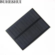 BUHESHUI 1,8 Вт 5,5 В солнечная ячейка поликристаллическая солнечная панель модуль DIY Солнечное зарядное устройство 123*83*3 мм 20 шт./партия