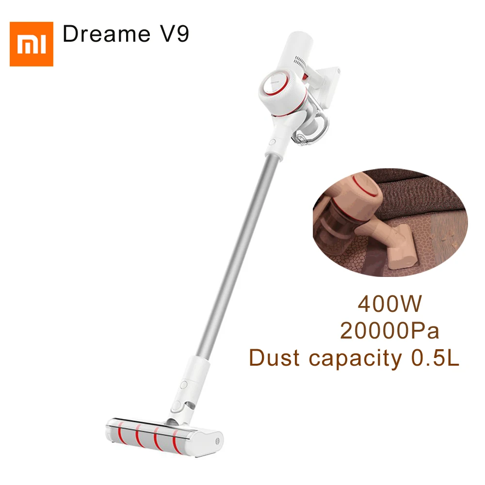 

2019 Global version 20000Pa 400W Xiaomi Dreame V9 Cordless Stick Vacuum Cleaner for smart home automatically Dust cup capacity