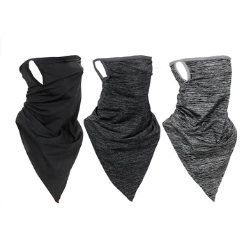 

Moto Mask Sport Scarf Cycling Face Mask Triangle Viscose Fiber Half Face Breathable Dust-proof Headband Motorcycle Face Masks