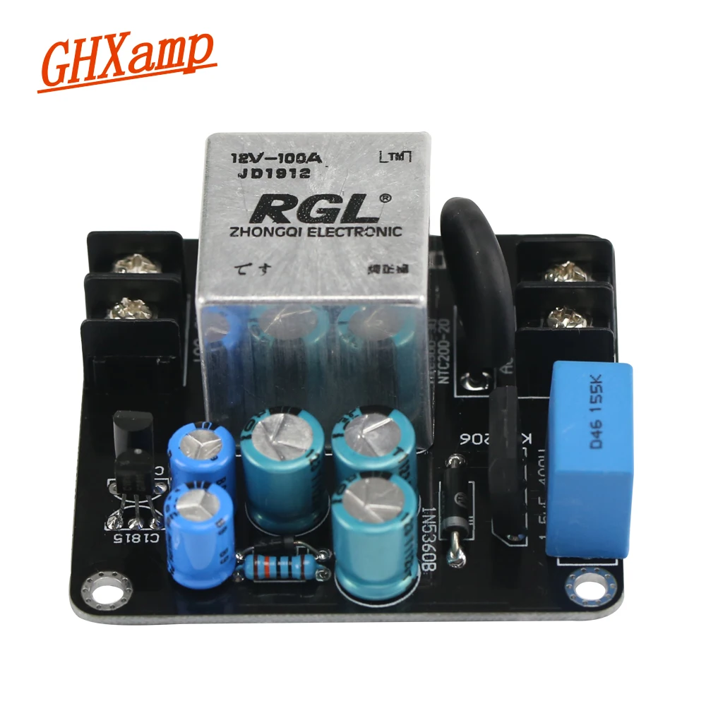 GHXAMP AMP Power Supply Soft Starting Board High Power 100A High-current Relay For Class A 1969 Audio Amplifier 1500W 1PC GHXAMP AMP Power Supply Soft Starting Board High Power 100A High-current Relay For Class A 1969 Audio Amplifier 1500W 1PC