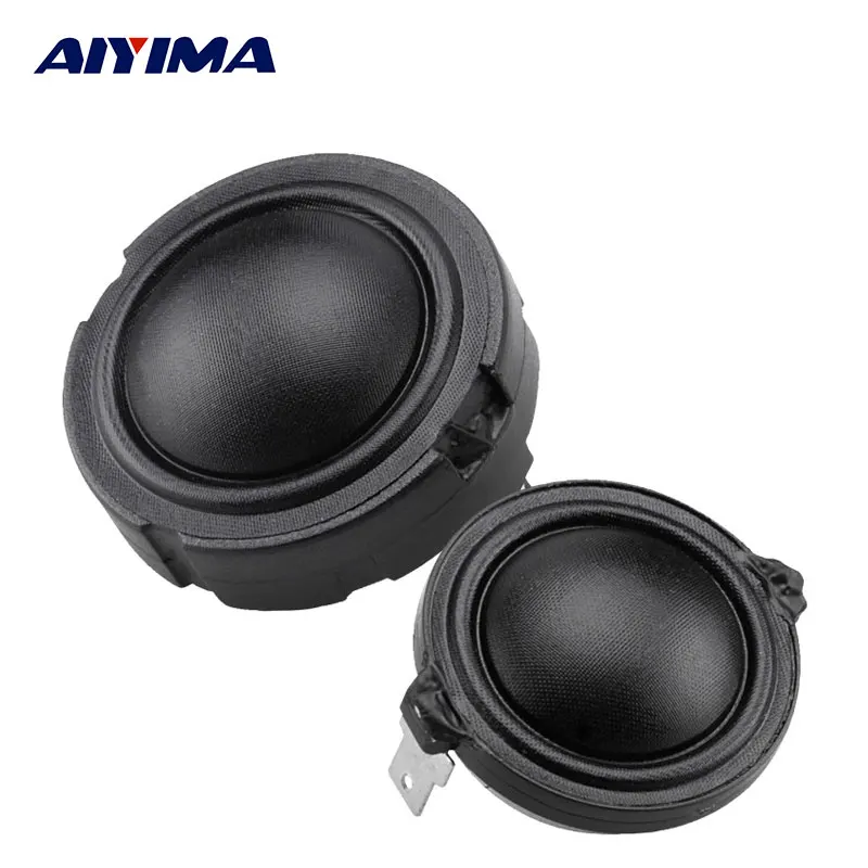 AIYIMA 2Pcs 1.5inch Audio Speakers 4Ohm 80W 25Core Fiber Membrane Rubidium Magnetic Speaker HiFi Enthusiasts Treble Tweeter Head