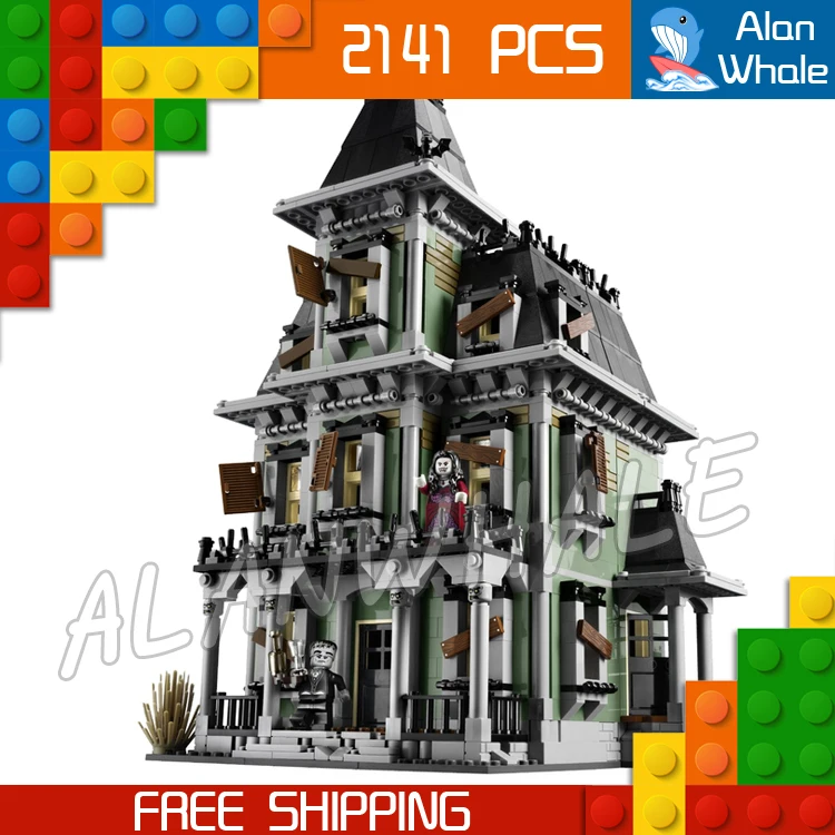

2141pcs Monster Fighters Haunted House Vampyre Castle 16007 Figure Building Blocks Children Toy Movie Compatible with lego
